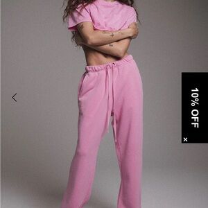 Elwood Core Straight Leg Sweatpant in Vintage Pink